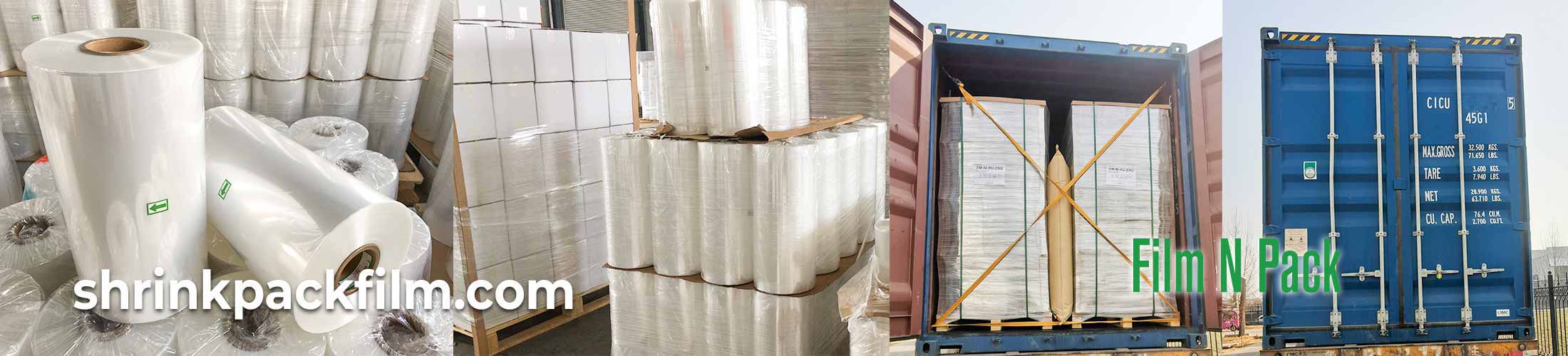 POLYOLEFIN POF SHRINK FILM CONTAINER LOADING PALLET PACKING POLYOLEFIN POF SHRINK FILM CONTAINER LOADING PALLET PACKING